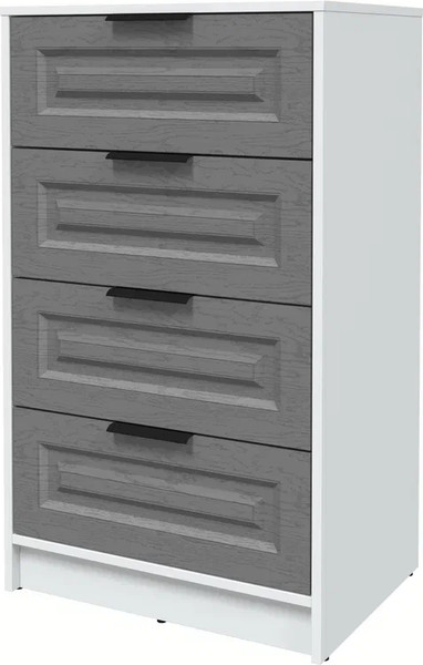 Изображение товара Комод Интерлиния  Концепт КТ-К60 Деко (белый платинум/дуб серый)