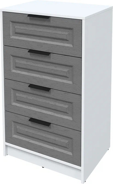 Изображение товара Комод Интерлиния  Концепт КТ-К60 Деко (белый платинум/дуб серый)