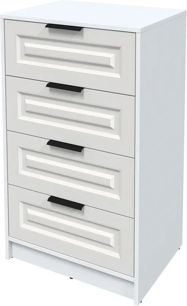 Изображение товара Комод Интерлиния Концепт КТ-К60 Деко (белый платинум/кашемир)