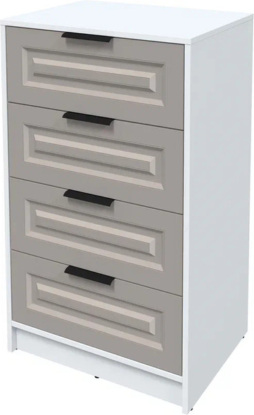 Изображение товара Комод Интерлиния Концепт КТ-К60 Деко (белый платинум/луна)