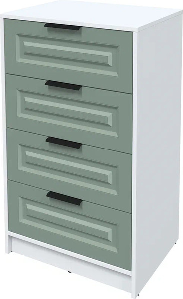 Изображение товара Комод Интерлиния Концепт КТ-К60 Деко (белый платинум/мята)