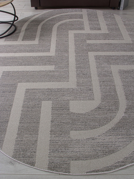 Изображение товара Ковер Merinos Dios F439-OVAL-LIGHT GRAY (2x2.9)