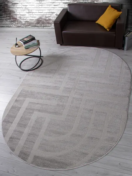 Изображение товара Ковер Merinos Dios F439-OVAL-LIGHT GRAY (3x4)