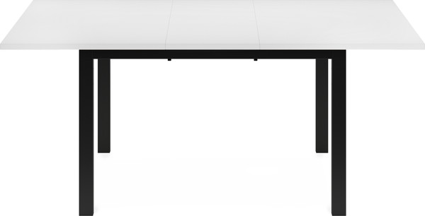Изображение товара Обеденный стол Senira Велес ЛДСП 25 мм 110x70 (белый/опора черная)