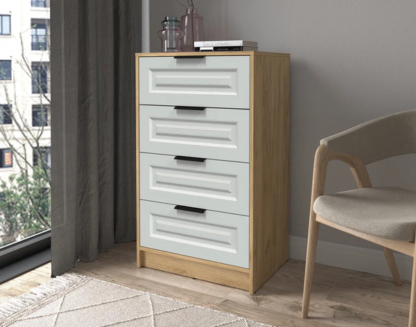 Изображение товара Комод Интерлиния Концепт КТ-К60 Деко (дуб золотой/грей)