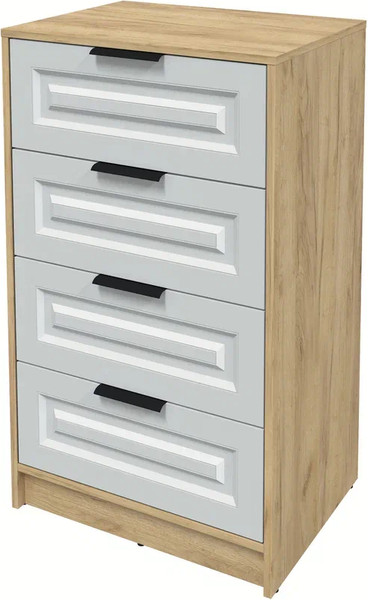 Изображение товара Комод Интерлиния Концепт КТ-К60 Деко (дуб золотой/грей)