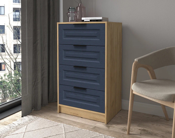 Изображение товара Комод Интерлиния Концепт КТ-К60 Деко (дуб золотой/дуб королевский)