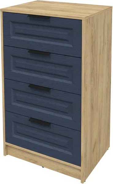 Изображение товара Комод Интерлиния Концепт КТ-К60 Деко (дуб золотой/дуб королевский)