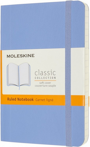 Изображение товара Записная книжка Moleskine Classic Soft Pocket QP611B42 (голубая гортензия)