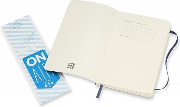 Изображение товара Записная книжка Moleskine Classic Soft Pocket QP611B20 (синий сапфир)