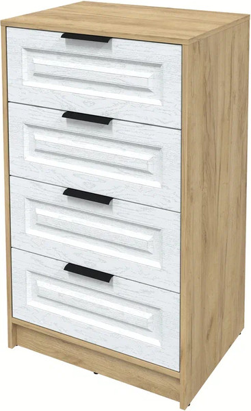 Изображение товара Комод Интерлиния Концепт КТ-К60 Деко (дуб золотой/дуб полярный)