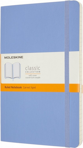 Изображение товара Записная книжка Moleskine Classic Soft Large QP616B42 (голубая гортензия)