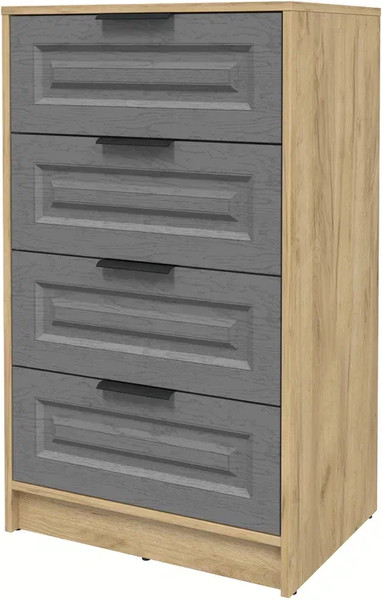 Изображение товара Комод Интерлиния Концепт КТ-К60 Деко (дуб золотой/дуб серый)