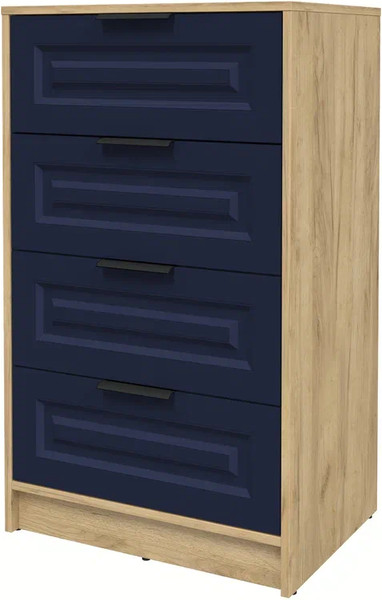 Изображение товара Комод Интерлиния Концепт КТ-К60 Деко (дуб золотой/индиго)