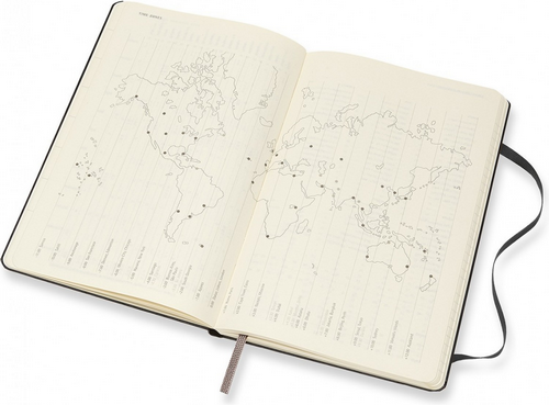 Изображение товара Еженедельник Moleskine Classic WKLY Large DHB12WH3 (черный)