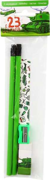 Изображение товара Набор канцелярский подарочный ArtFox С 23 февраля! Танк / 9891570