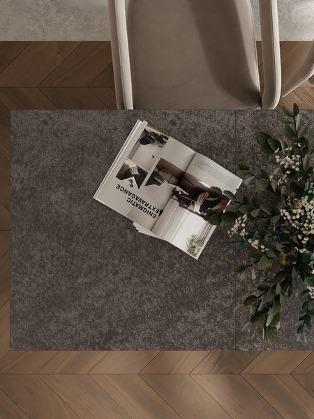 Изображение товара Обеденный стол Senira Велес 110x70 (бетон/опора черная)