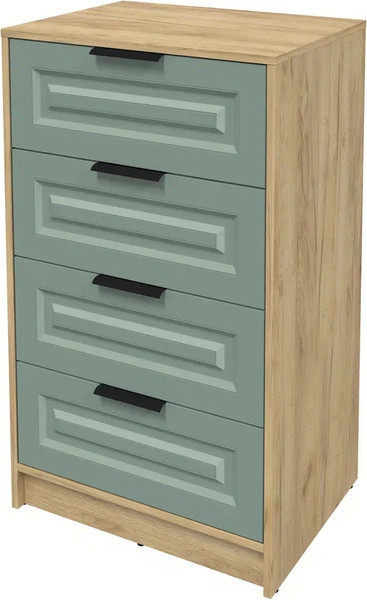 Изображение товара Комод Интерлиния Концепт КТ-К60 Деко (дуб золотой/мята)