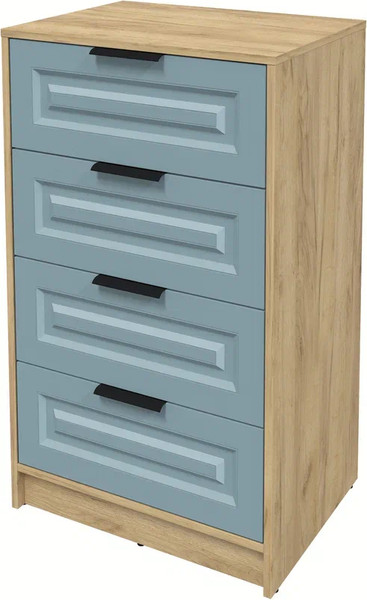 Изображение товара Комод Интерлиния Концепт КТ-К60 Деко (дуб золотой/океан)