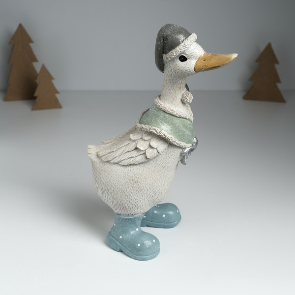 Изображение товара Статуэтка No Brand Гусь в длинном колпаке и накидке / 10325906