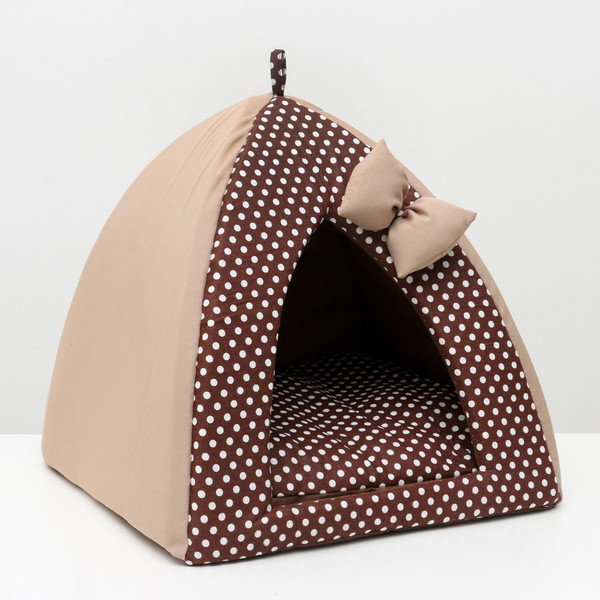 Изображение товара Домик для животных Sima-Land Нежность / 6959822 (коричневый)