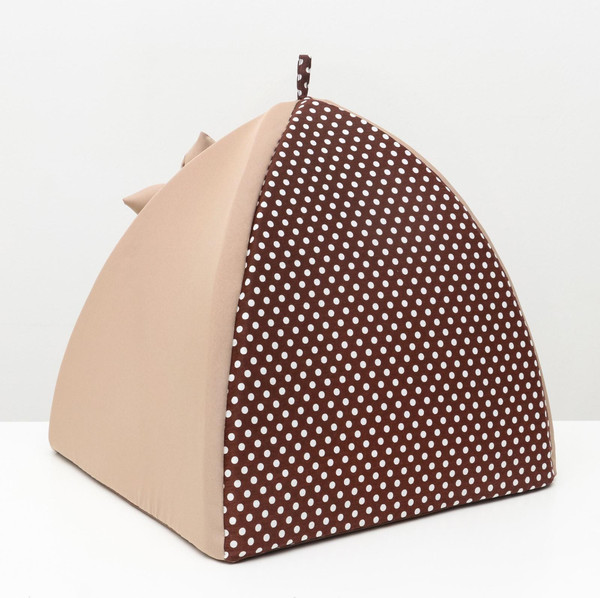 Изображение товара Домик для животных Sima-Land Нежность / 6959822 (коричневый)