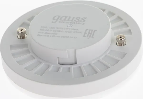 Изображение товара Лампа Gauss Elementary GX53 11W 850lm 6500K / 83831