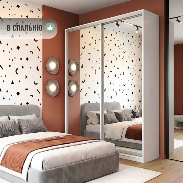 Изображение товара Шкаф-купе Рэйгрупп 138450 BBX Elgon РГ-11.04 (белый премиум/белый премиум/хром)