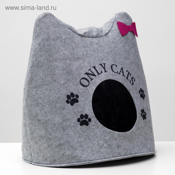 Изображение товара Домик для животных Sima-Land Ушастик Only Cats / 5073943