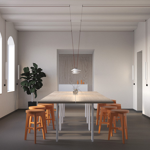 Изображение товара Потолочная база для трекового светильника Maytoni TFC-Par-H08-R