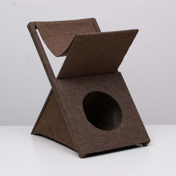 Изображение товара Домик для животных Sima-Land Икс с гамаком / 1359118