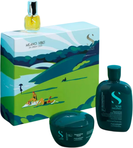 Изображение товара Набор косметики для волос Alfaparf Milano SDL Holiday Kit Reconstruction 2025 / PF029641