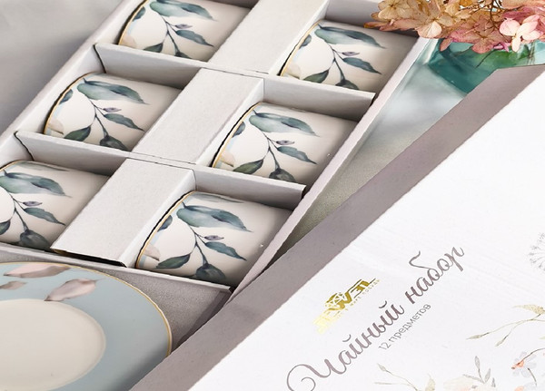 Изображение товара Набор для чая/кофе JEWEL Оливи / ПС0020-09