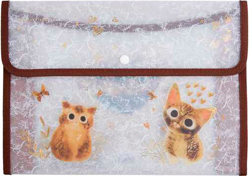 Изображение товара Папка-конверт Bruno Visconti Love Me. Котики. Счастье / 14-030/17