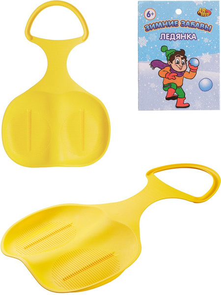 Изображение товара Санки-ледянка Abtoys Зимние забавы / PT-01649 (желтый)