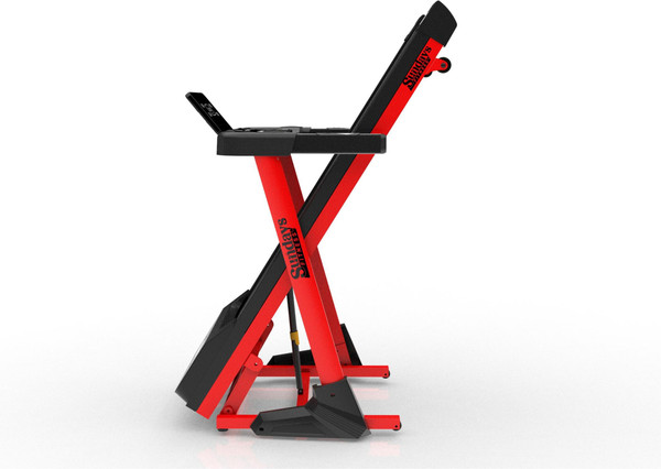 Изображение товара Электрическая беговая дорожка Sundays Fitness Middle Line T7F Plus (черный/красный)