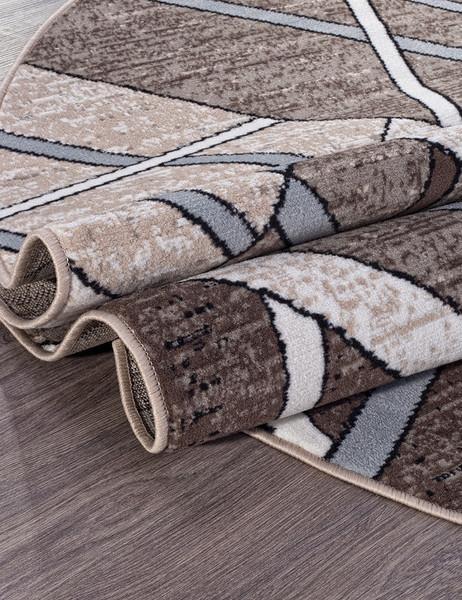 Изображение товара Ковер Merinos Sierra D487-OVAL-BEIGE-BROWN-2 (2.5x3.5)