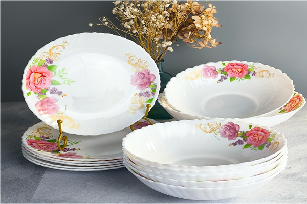 Изображение товара Набор столовой посуды JEWEL Скарлет / ПС00111-48