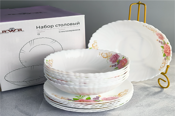 Изображение товара Набор столовой посуды JEWEL Скарлет / ПС00111-48