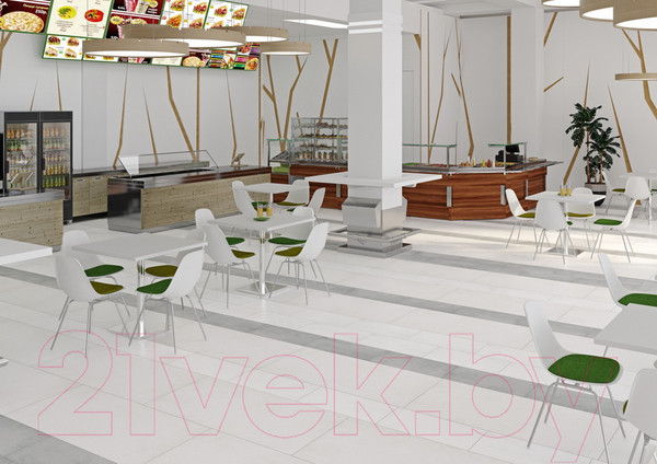 Изображение товара Плитка Grasaro Beton G-1104/CR (600x1200, белый)