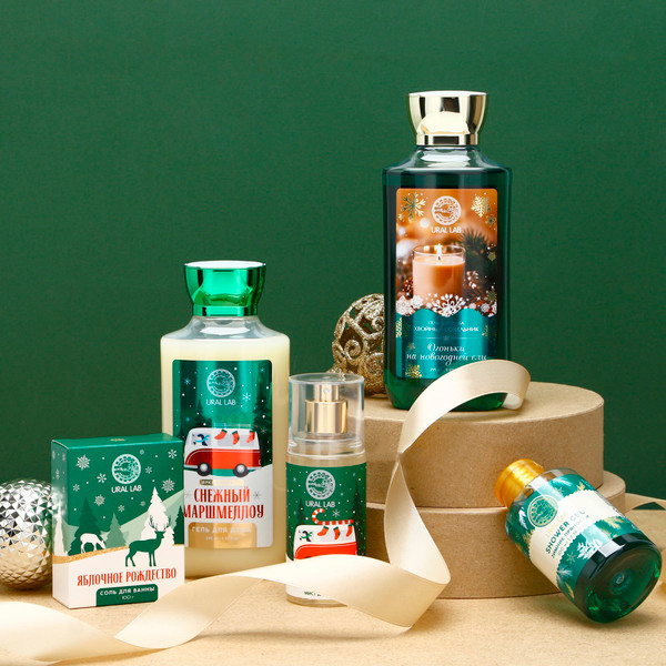 Изображение товара Гель для душа URAL LAB Согревающий глинтвейн / 10395151 (295мл)