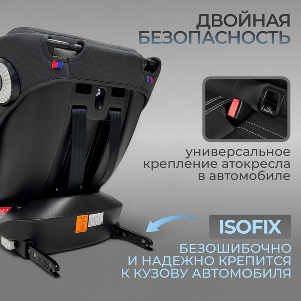 Изображение товара Автокресло Bubago Aspid / BG 170-1 (черный)