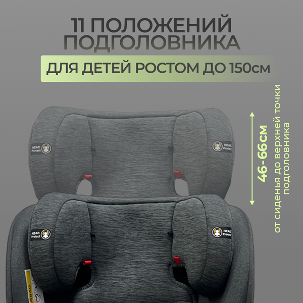 Изображение товара Автокресло Bubago Aspid / BG 170-2 (серый)