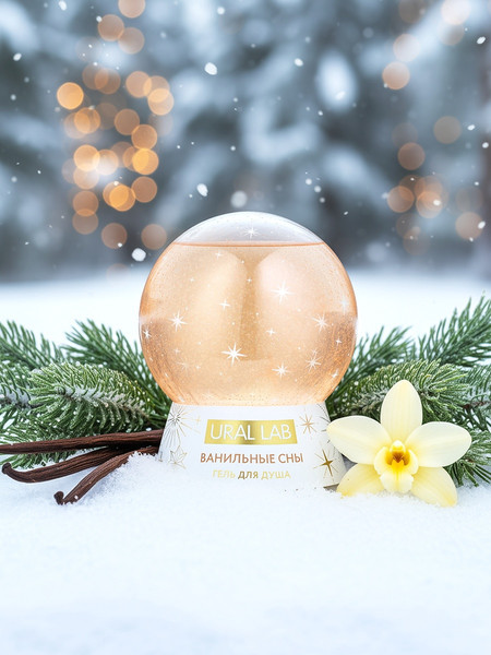 Изображение товара Гель для душа URAL LAB Ванильные сны / 10882823 (245мл)