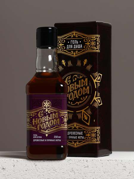 Изображение товара Гель для душа Чистое счастье С Новым Годом Древесные и пряные ноты / 10349407 (250мл)