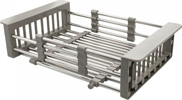 Изображение товара Мойка кухонная Schtoff Best Decor Silver 4550 + KR-1 Grey + SD-1 Grey (с коландером и дозатором)