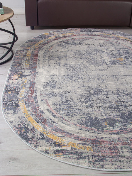 Изображение товара Коврик Merinos Zumma F258-OVAL-PINK (1.2x1.8)