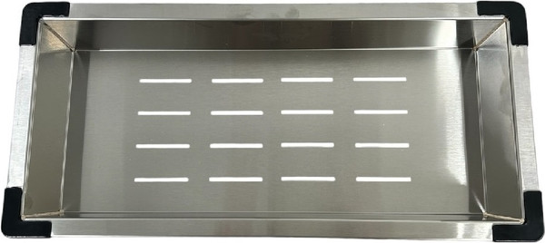 Изображение товара Мойка кухонная Schtoff Best Decor Silver 4550 + K-1 Black + SD-1 Silver (с коландером и дозатором)