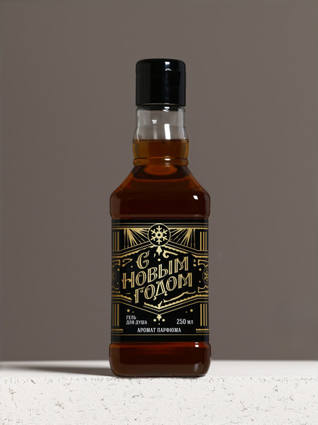 Изображение товара Гель для душа Чистое счастье С Новым Годом Мужской парфюм / 4313824 (250мл)