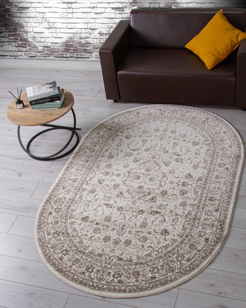 Изображение товара Ковер Merinos Valencia Deluxe F014-OVAL-CREAM (1.5x3)